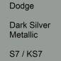 Preview: Dodge, Dark Silver Metallic, S7 / KS7.